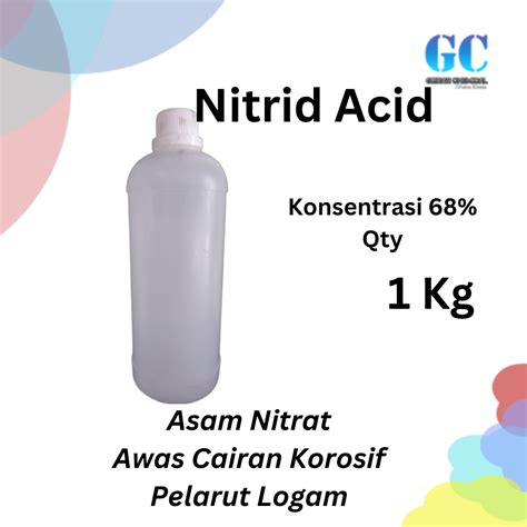 Jual Nitric Acid Asam Nitrat HNO3 1 KG Shopee Indonesia