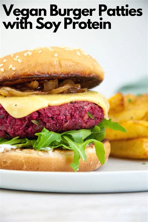 Soy Protein Vegan Burgers - Elephantastic Vegan