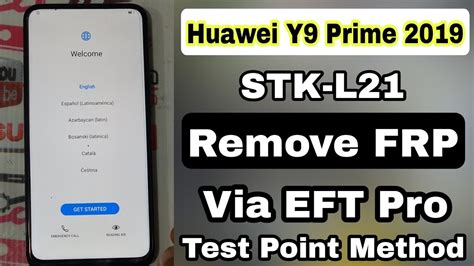 STK L21 Y9 PRIME 2019 HUAWEI FRP BYPASS EFT PRO TEST POINT COM1 0 YouTube