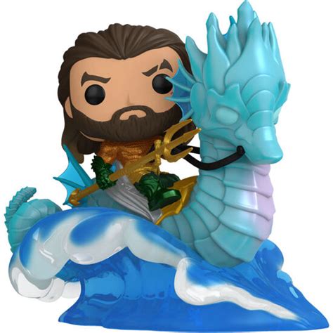 Figura Pop Ride Deluxe Dc Comics Aquaman Y El Reino Perdido Aquaman On