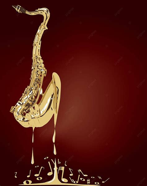 Melting Jazz Saxophone Music Graphic Copy Poster Photo Background And Picture For Free Download ...