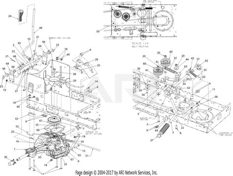 Troy Bilt Hydrostatic Drive Belt Diagram