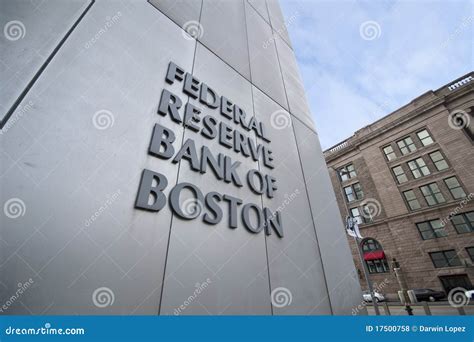 Banca Di Riserva Federale Di Boston Fotografia Stock Editoriale