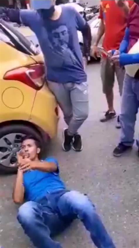 Naked Thief Stripped In Public Bogota