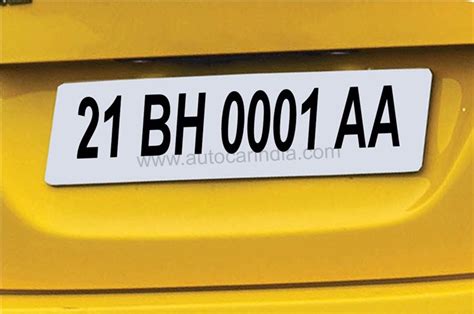 BH series pan-India licence plates introduced | Autocar India