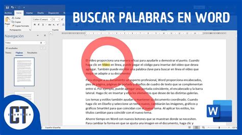 Como Buscar Palabras Claves En Un Texto De Word Youtube