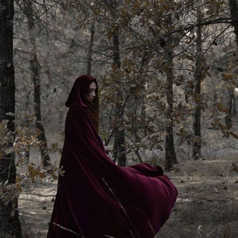 Burgundy Red Riding Hood Stretch Velvet Cape Costume Cape Etsy