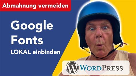 Google Fonts Lokal Einbinden So Einfach Gehts Bei WORDPRESS YouTube