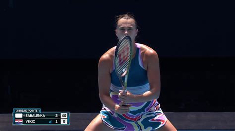 AusOpen On Twitter Drop It Like It S Hot SabalenkaA Wwos