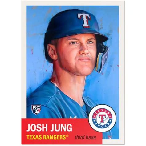 Mlb 2023 Bowman Chrome Single Card Josh Jung 21 Rookie Toywiz