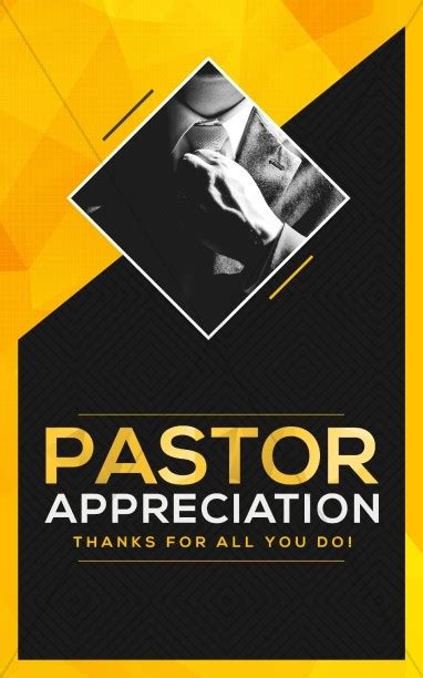 Pastor Appreciation Church Bulletin