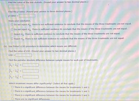 Solved following data are from a completely randomized | Chegg.com