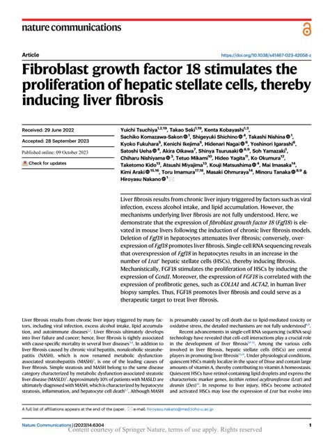 Pdf Fibroblast Growth Factor 18 Stimulates The Proliferation Of