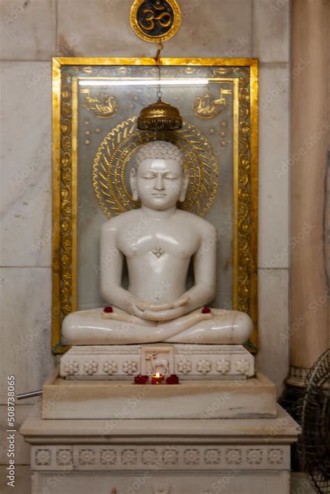 Digambara Jain Jina images from one of Mumbai's oldest temples Stock ...