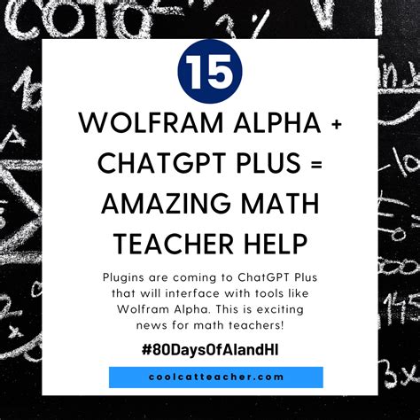 Wolfram Alpha Chatgpt Amazing Math Teacher Help