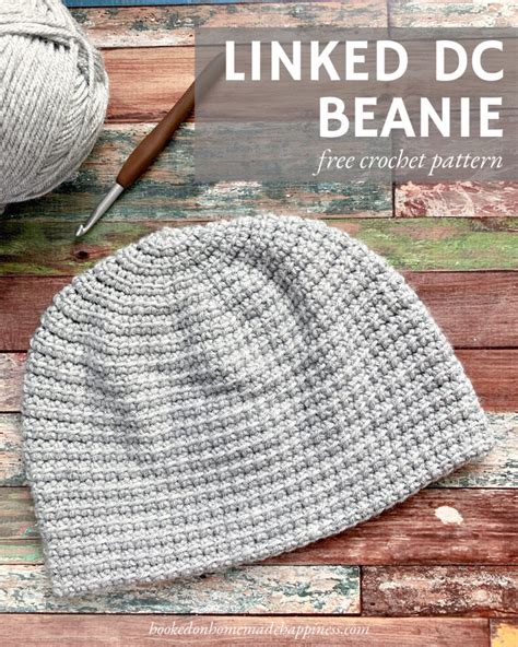 Linked DC Beanie Crochet Pattern Hooked On Homemade Happiness