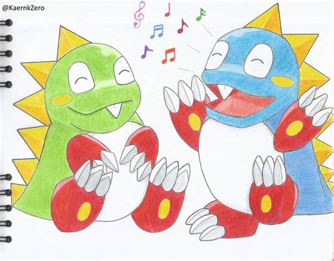 Bub And Bob Bubble Bobble By Kaernkzero On Deviantart