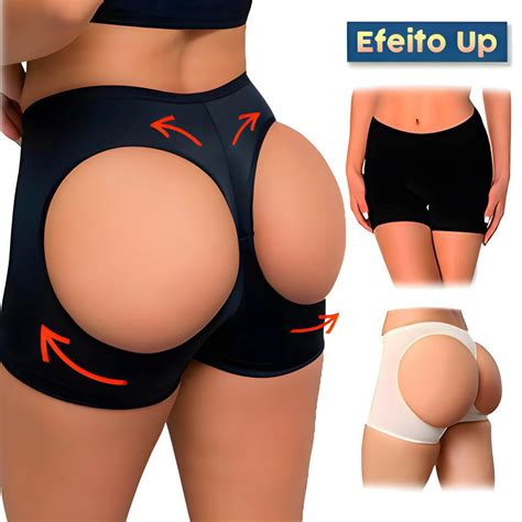 Short Calcinha Empina Bumbum Lingerie Super Butt Lift Panties Shopee