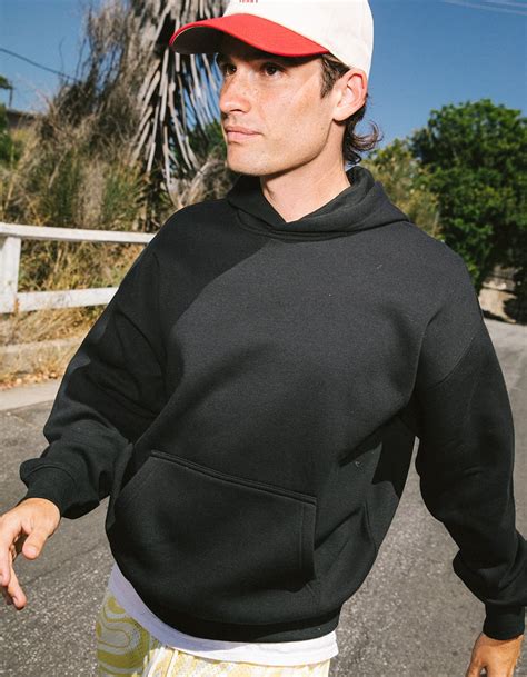 RSQ Mens Oversized Pullover Hoodie - BLACK | Tillys