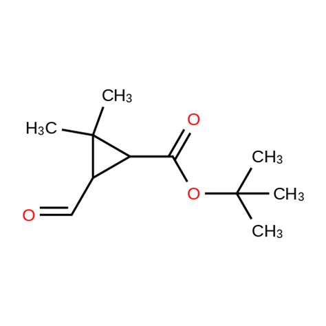 35285 07 5 Tert Butyl 3 Formyl 2 2 Dimethylcyclopropane 1 Carboxylate