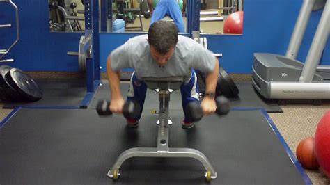 Strength Chest Supported Db Row Pronated Grip Youtube