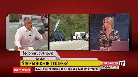 INFO JUTRO Čeda Jovanović Tači priznao da sever Kosova nikad nije