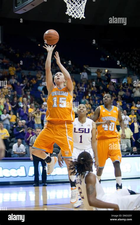 Tennessee at LSU; Tennessee guard Alicia Manning scores on a layup ...