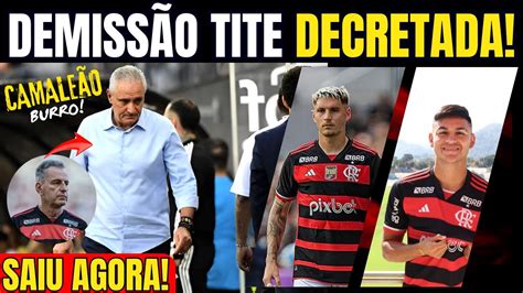 Crise no Flamengo Tite Sob Risco de Demissão e Carlos Alcaraz Pode