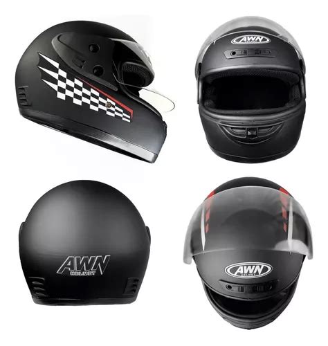 Casco Para Motocicleta Con Visor Protector Certificaci N Ce Mercadolibre