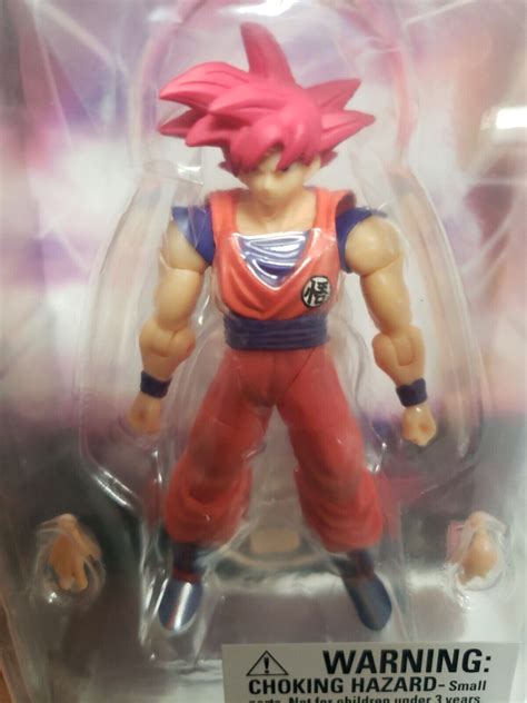 Bandai Shodo Dragonball Z Dbz Action Figure God Goku Super Saiyan Nib