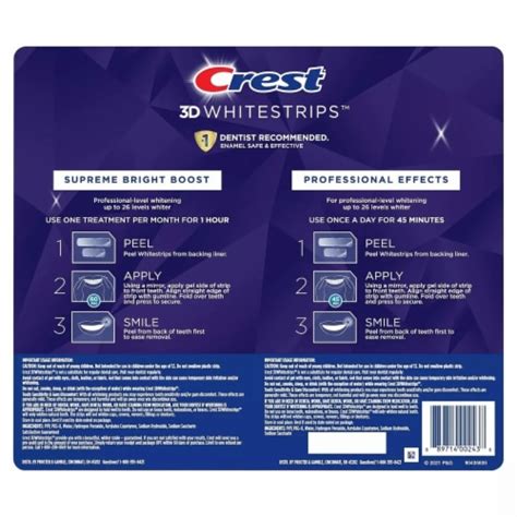 Crest D Whitestrips Professional Effects At Home Teeth Whitening Kit