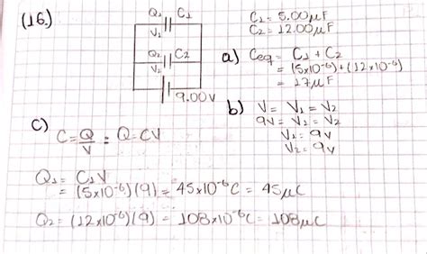 GuÍa De Ejercicios CombinaciÓn De Capacitores