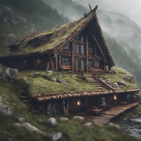 modern Viking longhouse by itsmrmac on DeviantArt