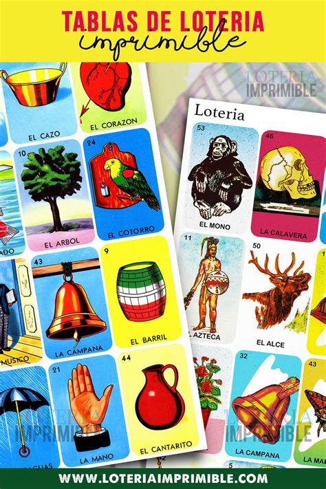 Loter A Mexicana Para Imprimir Loteria Imprimible