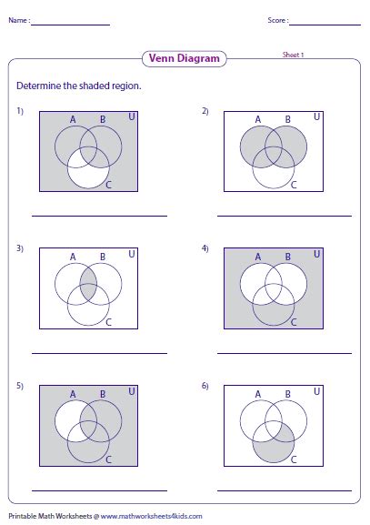 Venn Diagram Exercises Certificate Letter