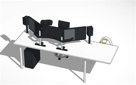 3d Design Gaming Setup Tinkercad