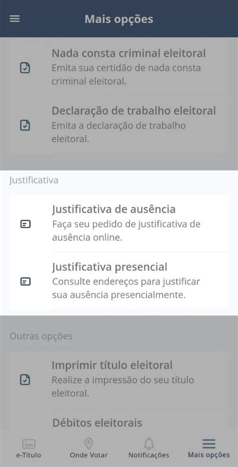 Como Justificar O Voto Pelo Aplicativo E Título Veja O Passo A Passo