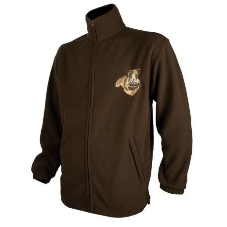 Blouson Polaire Treeland Brod Sanglier T Polaires De Chasse