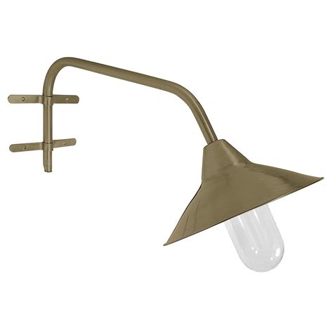 Brass Wall Light N° 8252 With Long Bracket Terra Lumi