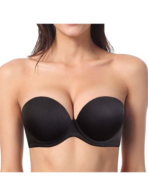 Buy Ybcg Push Up Strapless Convertible Multiway Thick Padded Underwire Supportive Bra For Women