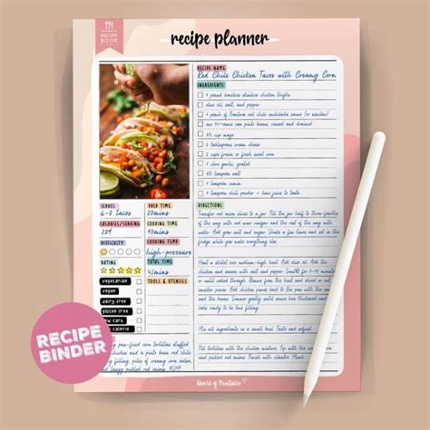 Recipe Binder Organize Your Favorite Recipes For Free Artofit