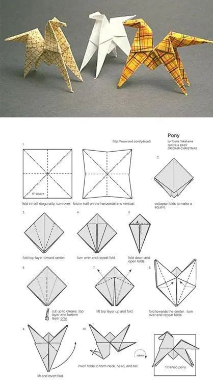 Origami De Cavalo Origami Easy Origami Design Origami Patterns