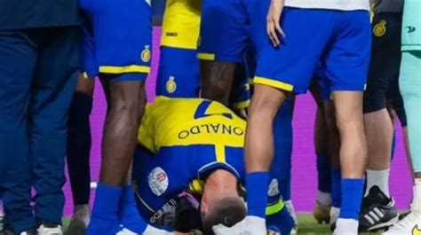 Cristiano Ronaldo Celebrate With Sajdah After Scoring Victory Goal