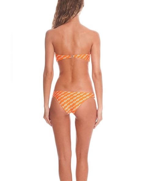 Jo De Mer Print Bikini In Orange Lyst