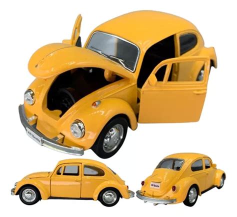 Miniatura Volkswagen Beetle Fusca Ferro Fric O