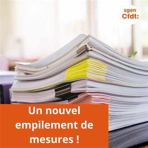 Un Nouvel Empilement De Mesures Sgen Cfdt Aquitaine