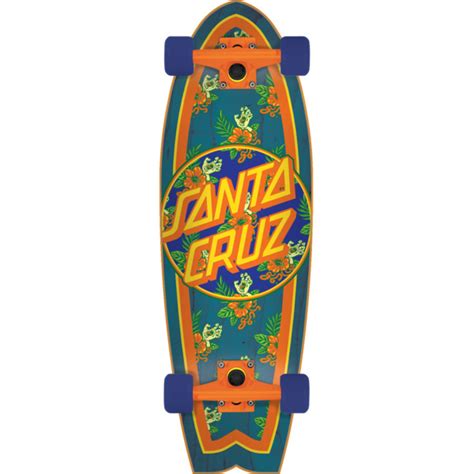 Santa Cruz Skateboards Vacation Dot Shark Cruiser Complete Skateboard