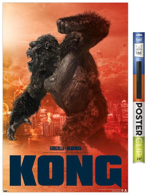 Godzilla vs. Kong - Kong Wall Poster, 22.375" x 34" - Walmart.com