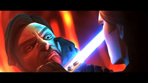 Imagine Anakin vs Obi-Wan in Clone Wars style. : r/StarWars