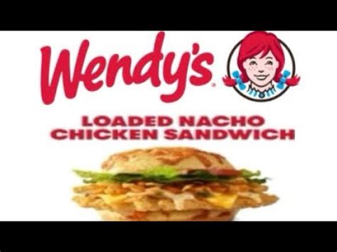 Trying The VIRAL WENDYS LOADED NACHO CHICKEN SANDWICH Wendys Nacho